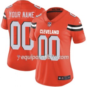 Camiseta Mujer NFL Cleveland Browns Personalizar Naranja 